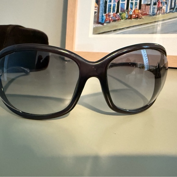 Tom Ford Gray Jennifer Sunglasses - Picture 1 of 6